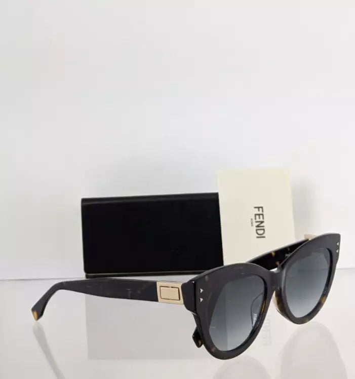 Brand New Authentic Fendi FF 0282 Sunglasses 0869O Tortoise Frame 0282/S 54mm