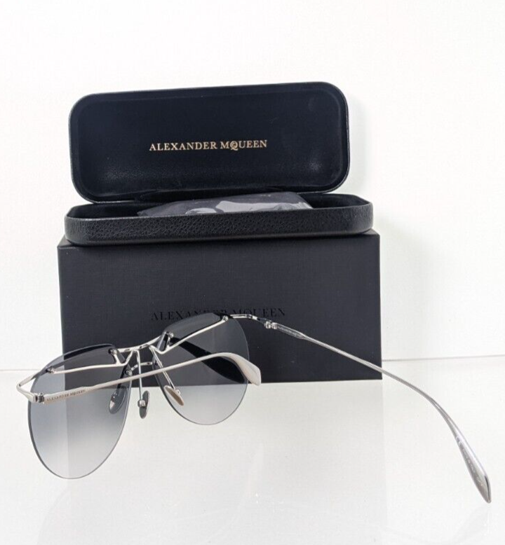 Brand New Authentic Alexander McQueen Sunglasses AM 0155 003 60mm Frame