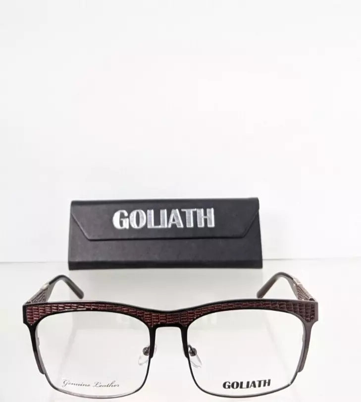 Brand New Authentic GOLIATH Eyeglasses XIX Brown 59mm Frame