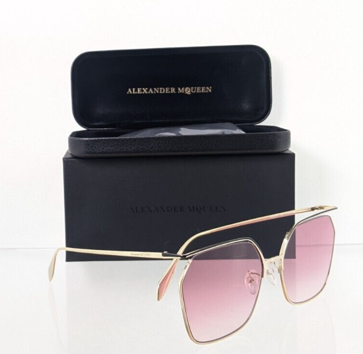 Brand New Authentic Alexander McQueen Sunglasses AM 0254 004 61mm Frame