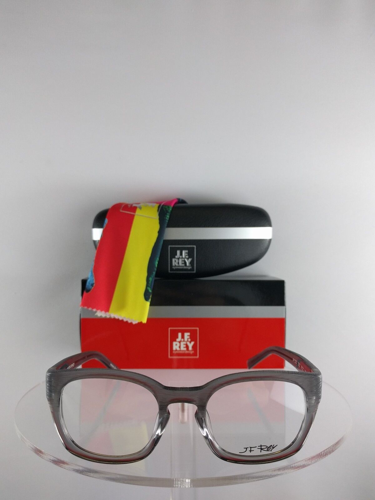 Brand New Authentic J.F. REY Eyeglasses JF1225 0202 Gray 48mm 1225