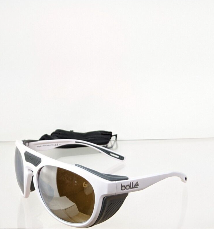 Brand New Authentic Bolle Sunglasses Adventurer White Frame