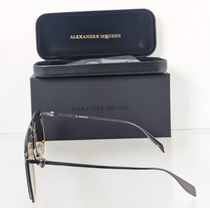 Brand New Authentic Alexander McQueen Sunglasses AM 0221 004 64mm Frame