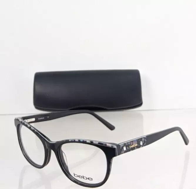 New Authentic BEBE Eyeglasses BB 5198 001 JET 51mm Frame