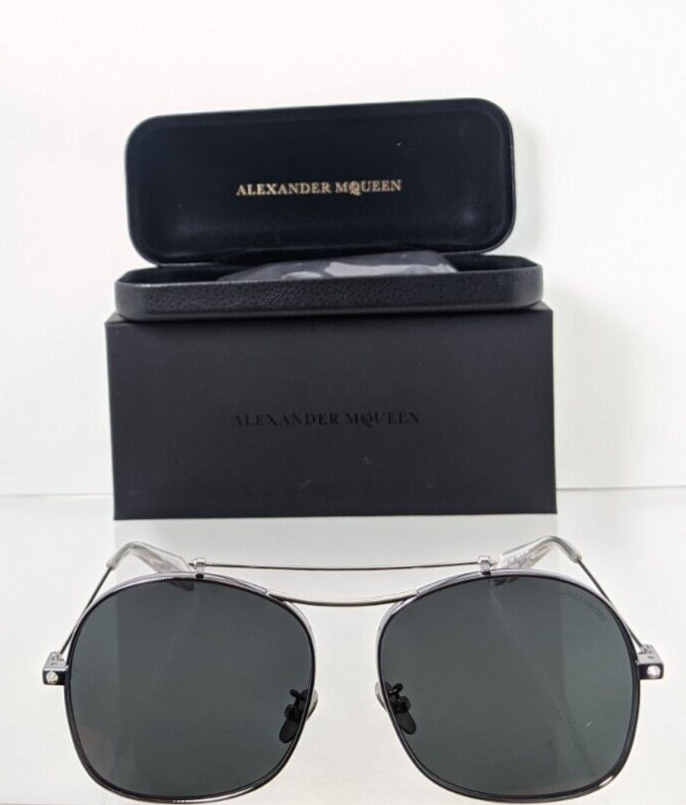 Brand New Authentic Alexander McQueen Sunglasses AM 0088 006 59mm Frame