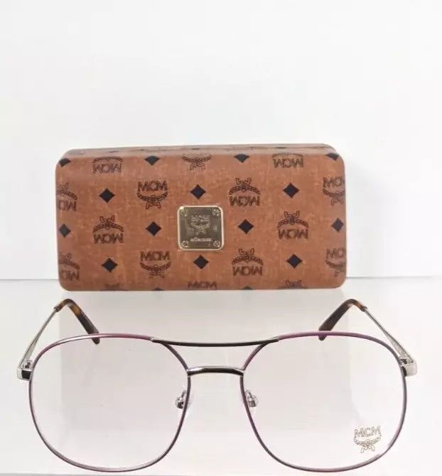 Brand New Authentic MCM Eyeglasses MCM 2154 519 56mm Violet & Silver Frame