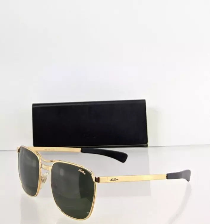 Brand New Authentic HILTON LONDON Sunglasses CLUB 54mm Gold Frame