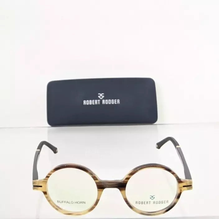 Brand New Authentic Robert Rudger Eyeglasses RR047 Col 1 43mm 047