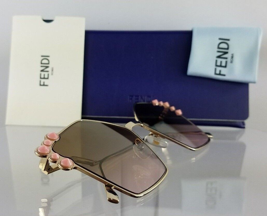 Fendi FF 0261/S 00053 Gold Pink Sunglasses