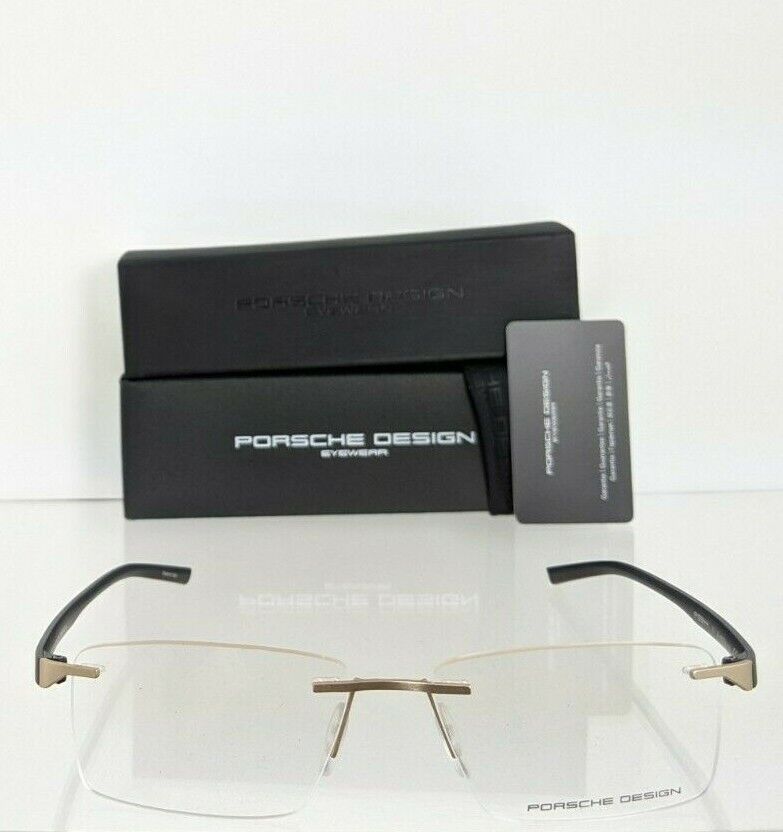 Brand New Authentic Porsche Design Eyeglasses P' 8344 S1 B 58mm Titanium Frame