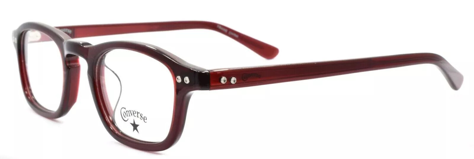 Brand New Authentic Converse Eyeglasses In Focus Maroon 45mm Frame