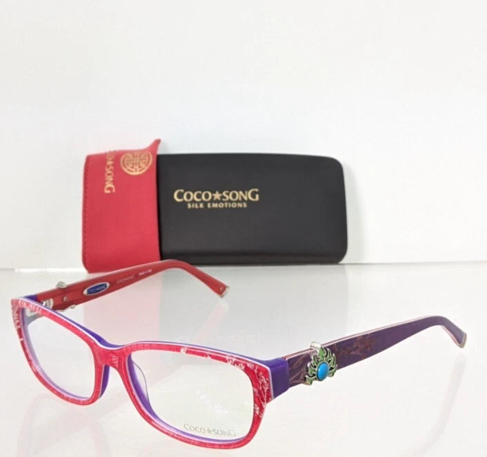 New Authentic COCO SONG Eyeglasses Crazy Red Col. 1 52mm CV109