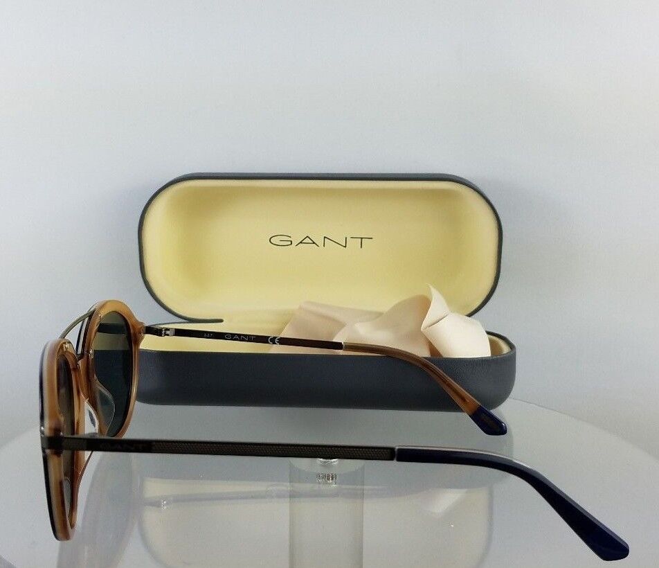 Brand New Authentic GANT Sunglasses GA7100 91D Navy Silver Frame 7100 Polarized