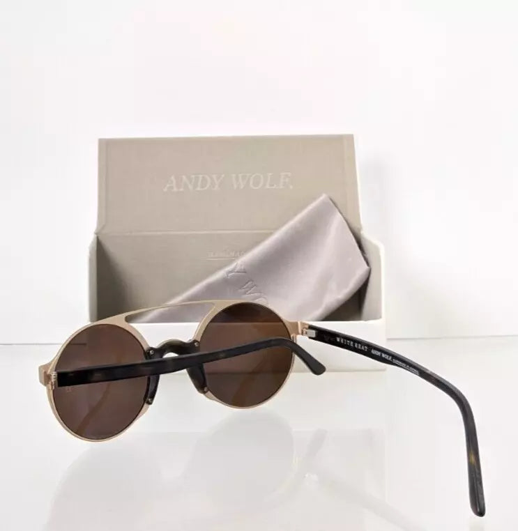 New Authentic Andy Wolf Sunglasses Coleman Col. B Tortoise 50mm Austria Frame