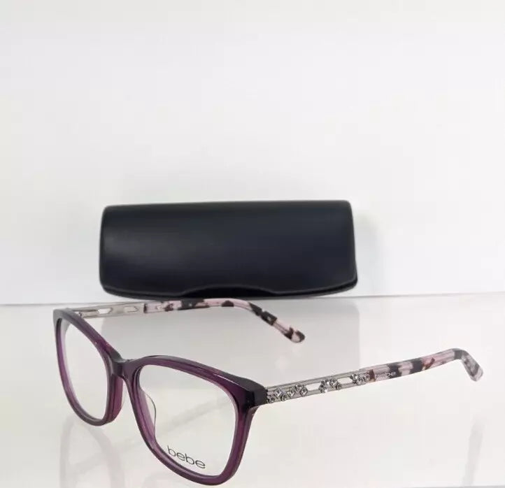 New Authentic BEBE Eyeglasses BB 5174 500 PLUM 55mm Frame