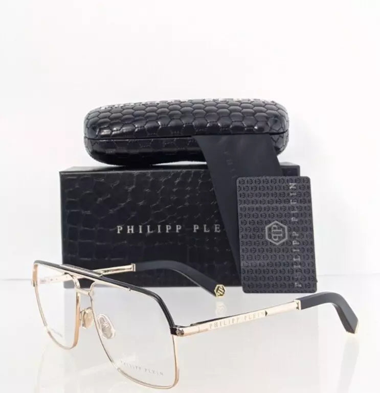 New Authentic Philipp Plein Eyeglasses VPP 085 Col 0302 VPP085 Pure Frame