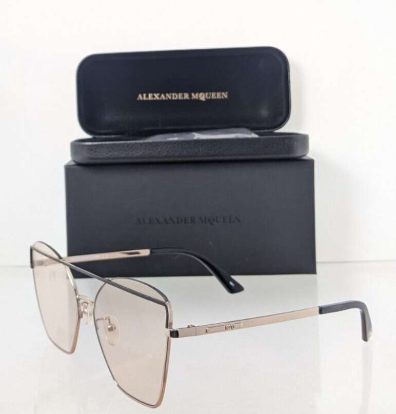 Brand New Authentic Alexander McQueen Sunglasses MQ 0163 003 57mm Frame