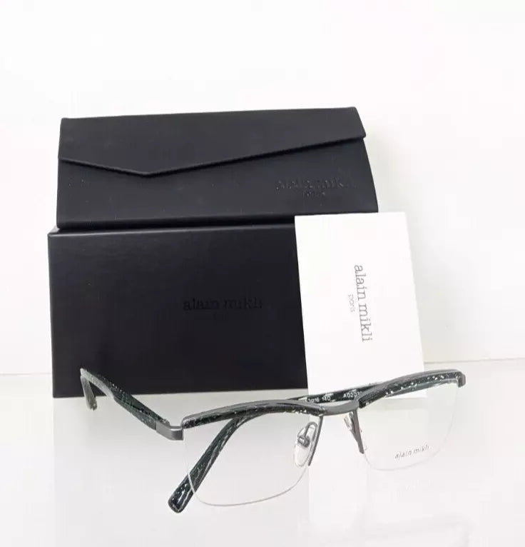 New Authentic Alain Mikli 2022 Eyeglasses A0 2022 E412 53mm Grey/Green