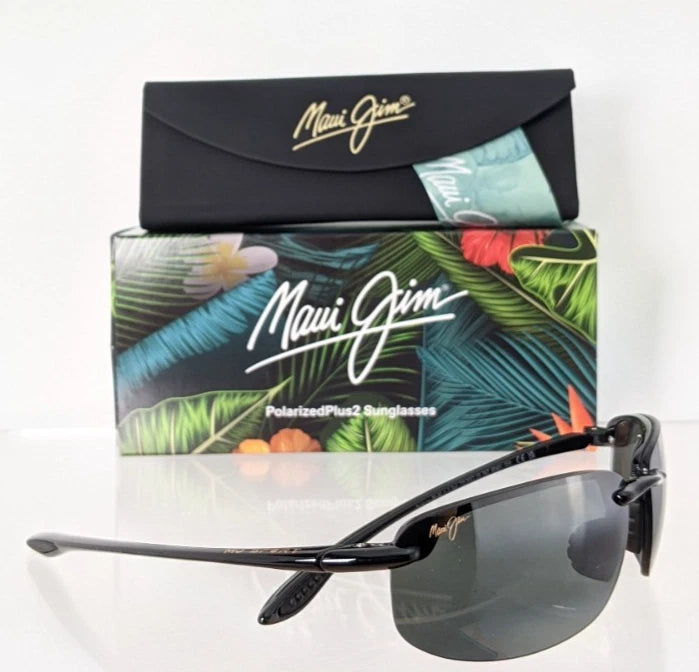 Brand New Authentic Maui Jim Sunglasses Ho'okipa MJ 407 - 02 MP - BG 64mm