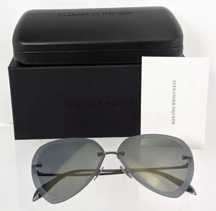 Brand New Authentic Alexander McQueen Sunglasses AM0120SA 003 54mm 0120