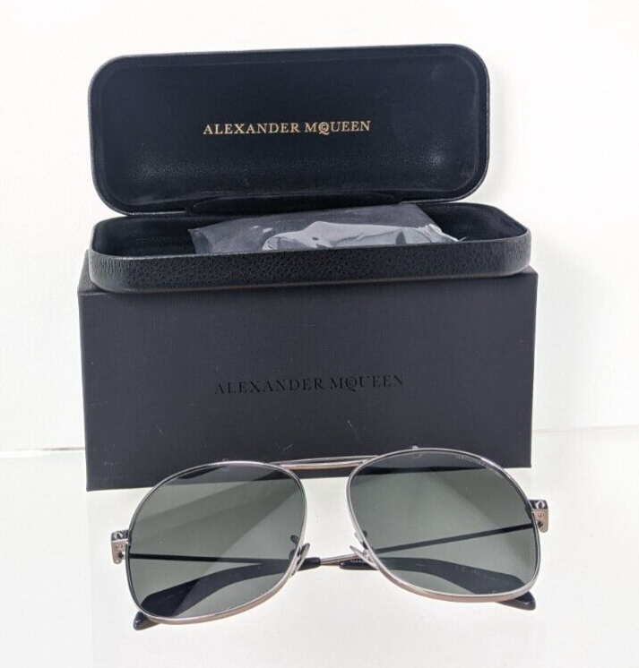 Brand New Authentic Alexander McQueen Sunglasses AM 0088 001 59mm Frame