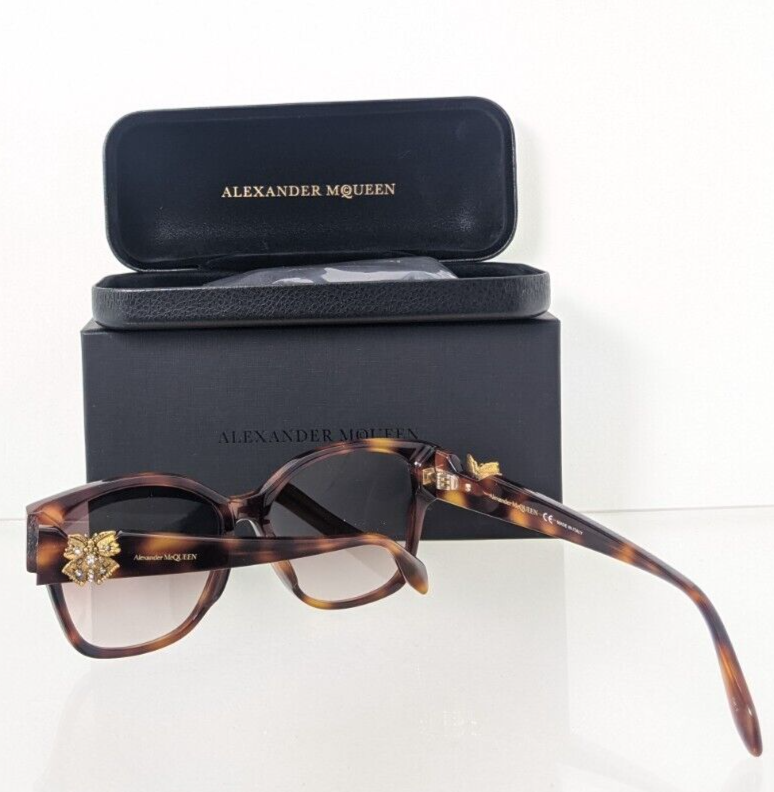 Brand New Authentic Alexander McQueen Sunglasses AM 0370 002 56mm Frame