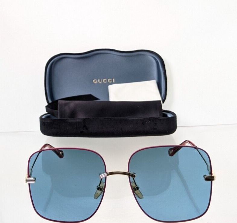 Brand New Authentic Chloe Sunglasses CE 0134S 004 61mm Maroon/Gold 0134 Frame