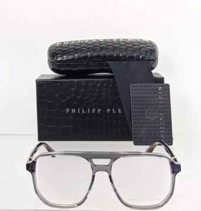 New Authentic Philipp Plein Eyeglasses VPP 084 Col 09MB VP084V Stud Frame