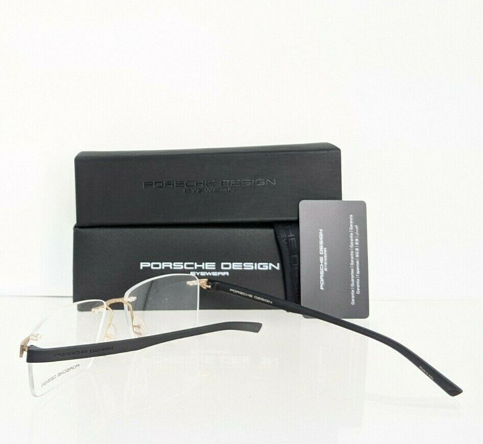 Brand New Authentic Porsche Design Eyeglasses P' 8344 S1 B 58mm Titanium Frame