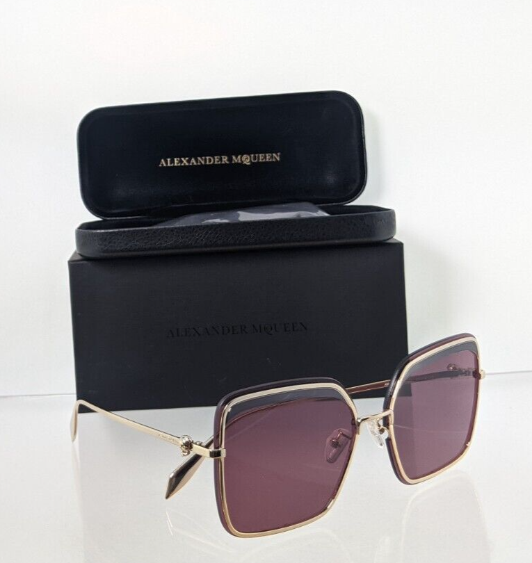 Brand New Authentic Alexander McQueen Sunglasses AM 0222 003 62mm Frame