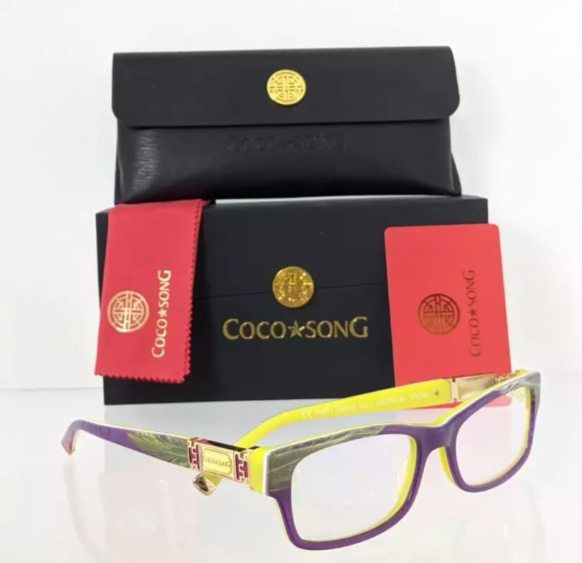 Brand New Authentic COCO SONG Eyeglasses Party Dance Col 1 54mm CV106