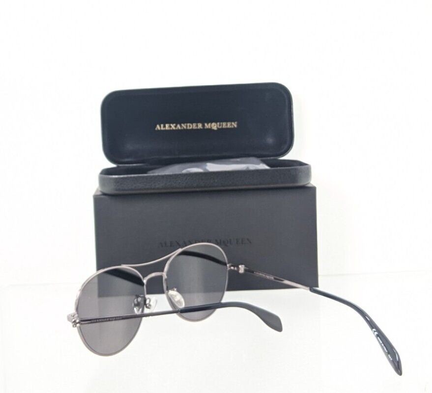 Brand New Authentic Alexander McQueen Sunglasses AM 0174 001 57mm Frame