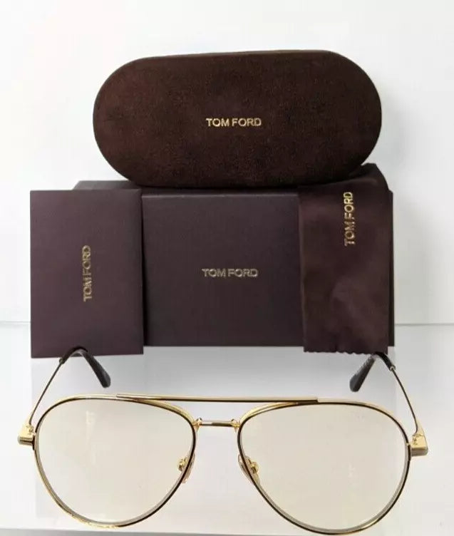 Brand New Authentic Tom Ford TF 5800 Eyeglasses 030 Frame FT 5800-B Gold Frame