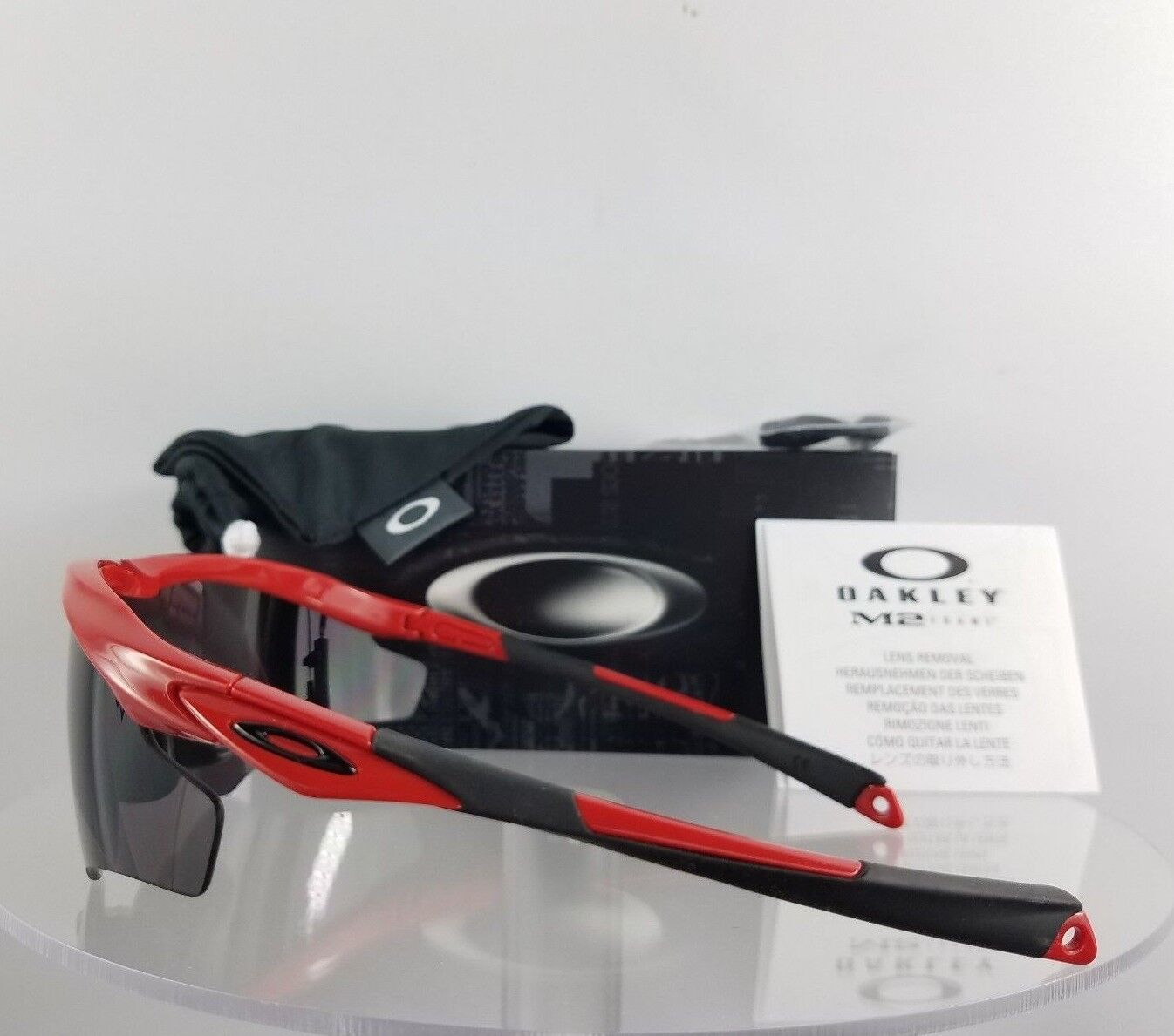 Brand New Authentic Oakley Sunglasses OO9345 02 Frame Red Line Warm Grey 934502