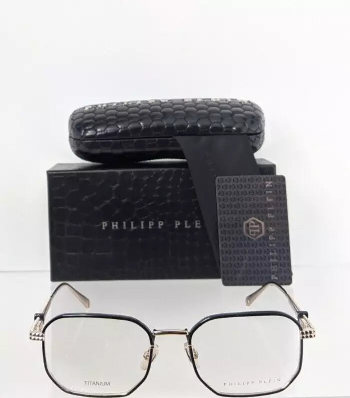 New Authentic Philipp Plein Eyeglasses VPP 062 Col 300Y VP062 Classical Waves