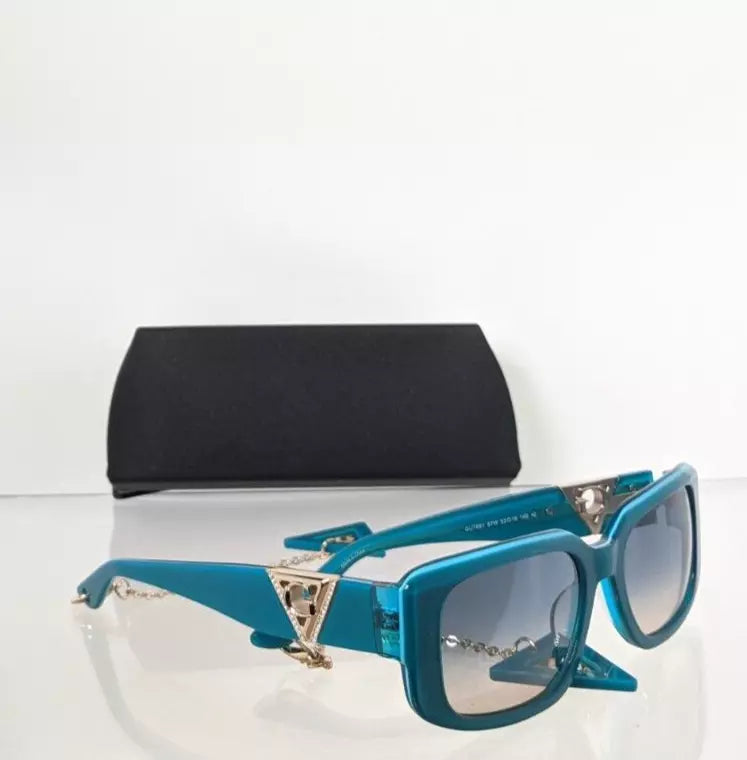 Brand New Authentic Guess Sunglasses GU 7891 87W Blue 53mm Frame GU 7891