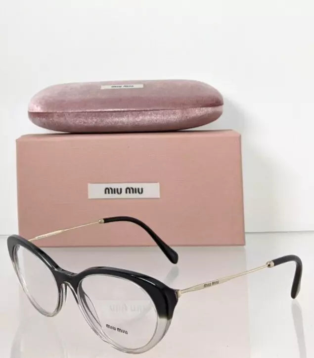 Brand New Authentic Miu Miu Eyeglasses VMU 05R 114 - 1O1 Black Clear 05R Frame