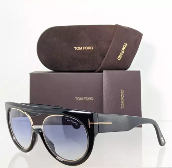 Brand New Authentic Tom Ford Sunglasses FT TF 360 01B Alana TF0360 55mm