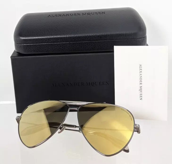 Brand New Authentic Alexander McQueen Sunglasses AM0058SA 003 63mm 0058