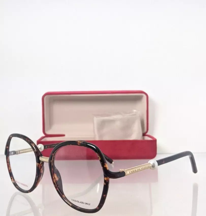 Brand New Authentic Carolina Herrera Eyeglasses CH 0080 Col. 086 53mm Frame