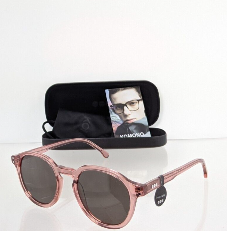 Brand New Authentic KOMONO SUNGLASSES SN The Damien 49mm Pink Crystal Frame