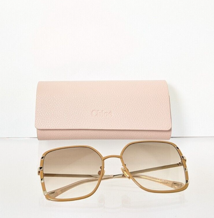 Brand New Authentic Chloe Sunglasses CE 0143S 002 59mm Gold 0143 Frame