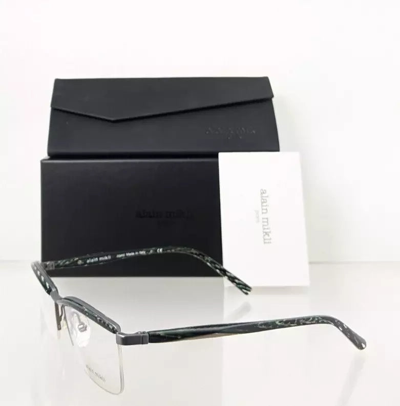 New Authentic Alain Mikli 2022 Eyeglasses A0 2022 E412 53mm Grey/Green