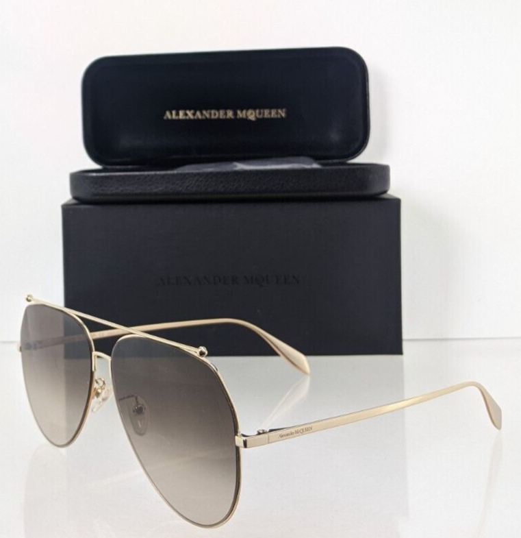 Brand New Authentic Alexander McQueen Sunglasses AM 0316 002 61mm Frame