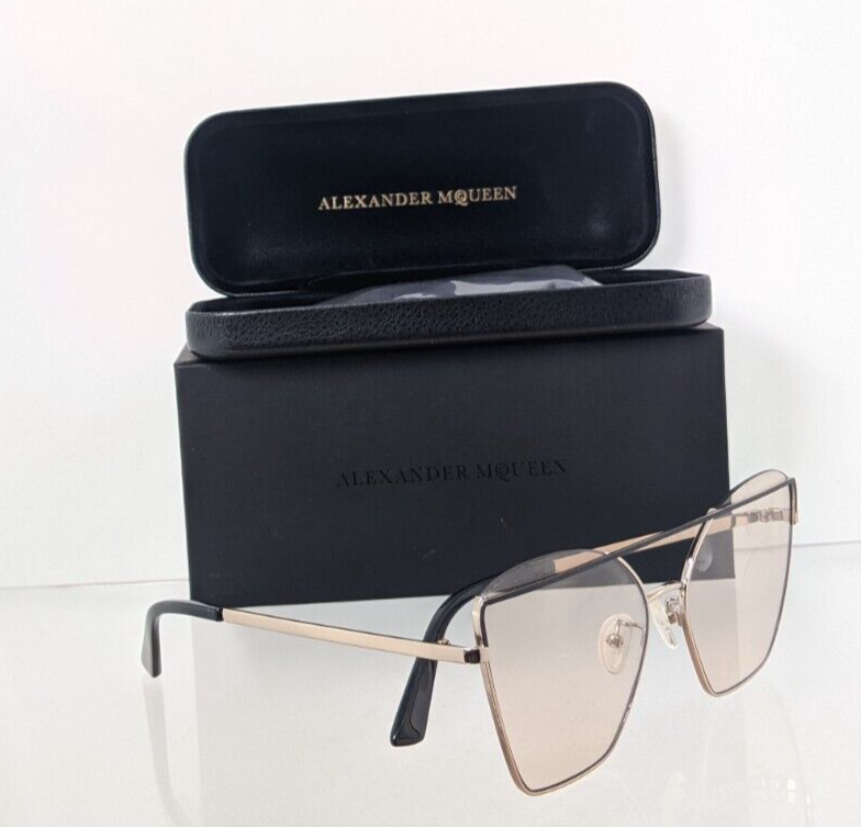 Brand New Authentic Alexander McQueen Sunglasses MQ 0163 003 57mm Frame