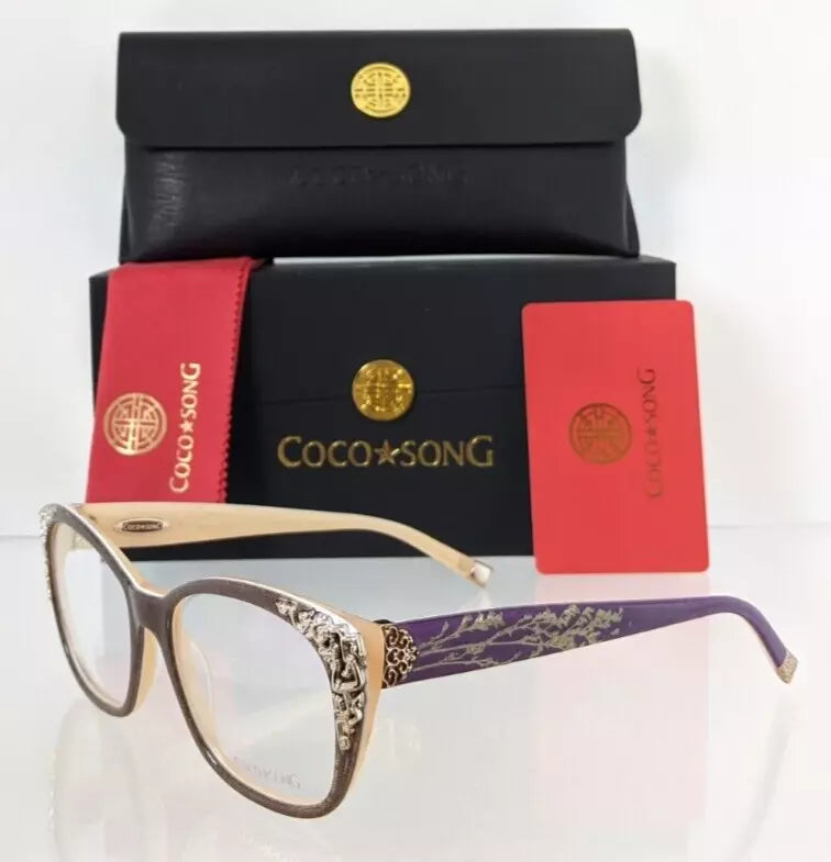 Brand New Authentic COCO SONG Eyeglasses Lucky Dragon Col 4 53mm CV095