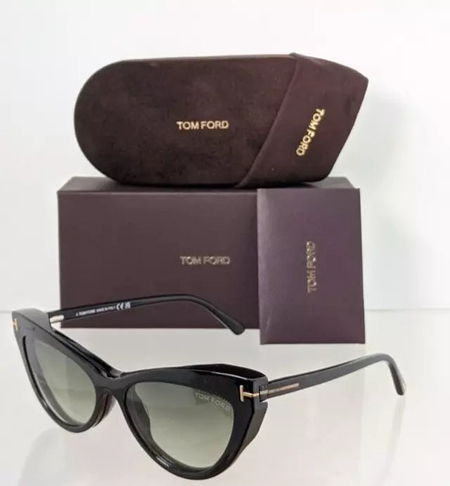 Brand New Authentic Tom Ford TF 5896 Eyeglasses 001 Frame FT 5896-B with Clip on