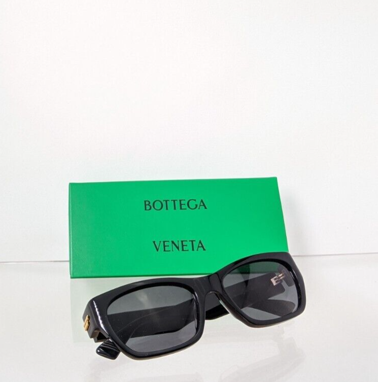 Brand New Authentic Bottega Veneta Sunglasses BV 1143 001 55mm Frame