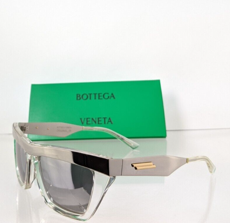 Brand New Authentic Bottega Veneta Sunglasses BV 1056 002 56mm Frame