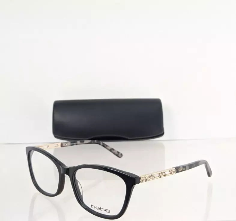 New Authentic BEBE Eyeglasses BB 5174 001 Jet 55mm Black Frame